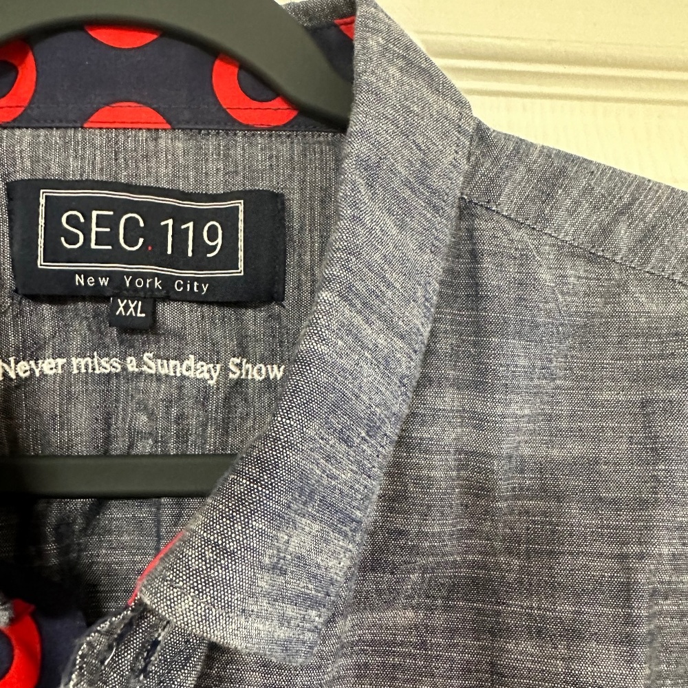 Sec 119 long sleeve button down